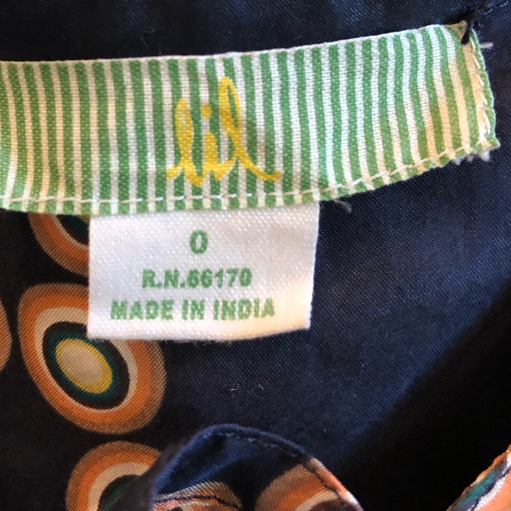 Anthropologie Lil Bull’s-Eye Circle Silk Dress - image 5